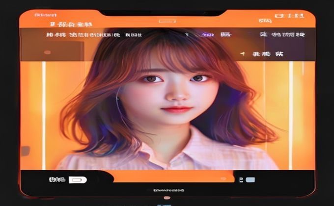 三上悠亚在线官方平台首屏展示图，暖橙色复古风格的高清视频播放界面，显示正在流畅播放三上悠亚在线内容，画面清晰专业